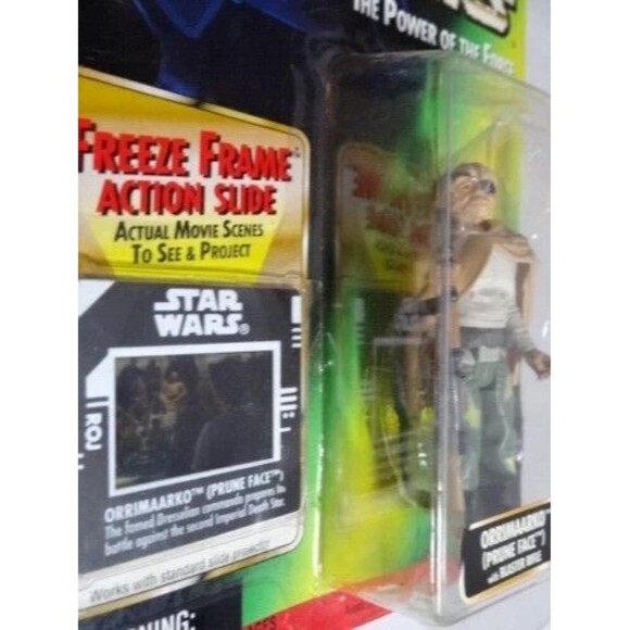 Hasbro Star Wars Power Of The Force Freeze Frame Orrimaarko Prune 1998 Gift NOS - Picture 3 of 4